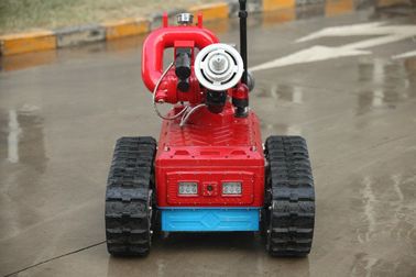 Remote Control Automatic Fire Fighting Robot , Fire Extinguisher Robot