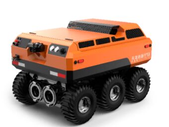 Integrated Drainage and Demolition Robot with 720T/H Drainage Flow Rate 6 × 6 Wheel Amphibious Chassis and Remote Wireless Control
