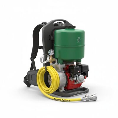 Remote Delivery High Pressure Backpack Fire Pump with 25mm Diameter Water Hose and 5.5MPa Working Pressure