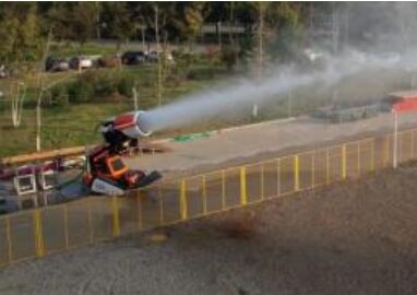 Remote Control All Terrain Firefighting Robot with 4G Wireless Transmission for Smoke Exhaust and Fire Extinguishing