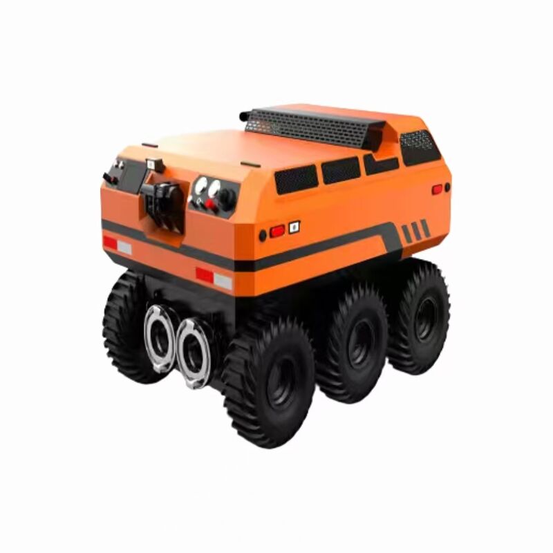 Hydraulic System Flood Drainage and Demolition Robot with Wireless Remote Control for Multi-functional Rescue Operations