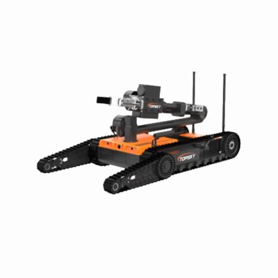 Легкий робот-разрушитель взрывчатых боеприпасов с роботизированной рукой с 7-градусной степенью свободы и способностью к подъему на 45° склона